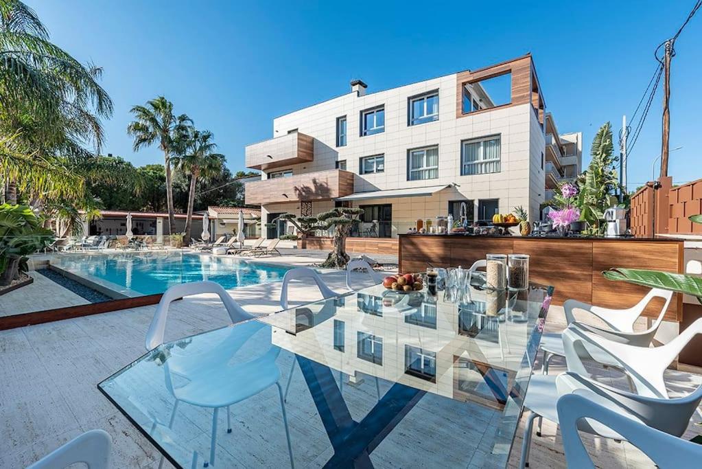Appartement 5 Stelle Piscina, Jacuzzi, Wifi - 2 Min Dal Mare à Miami Playa Extérieur photo