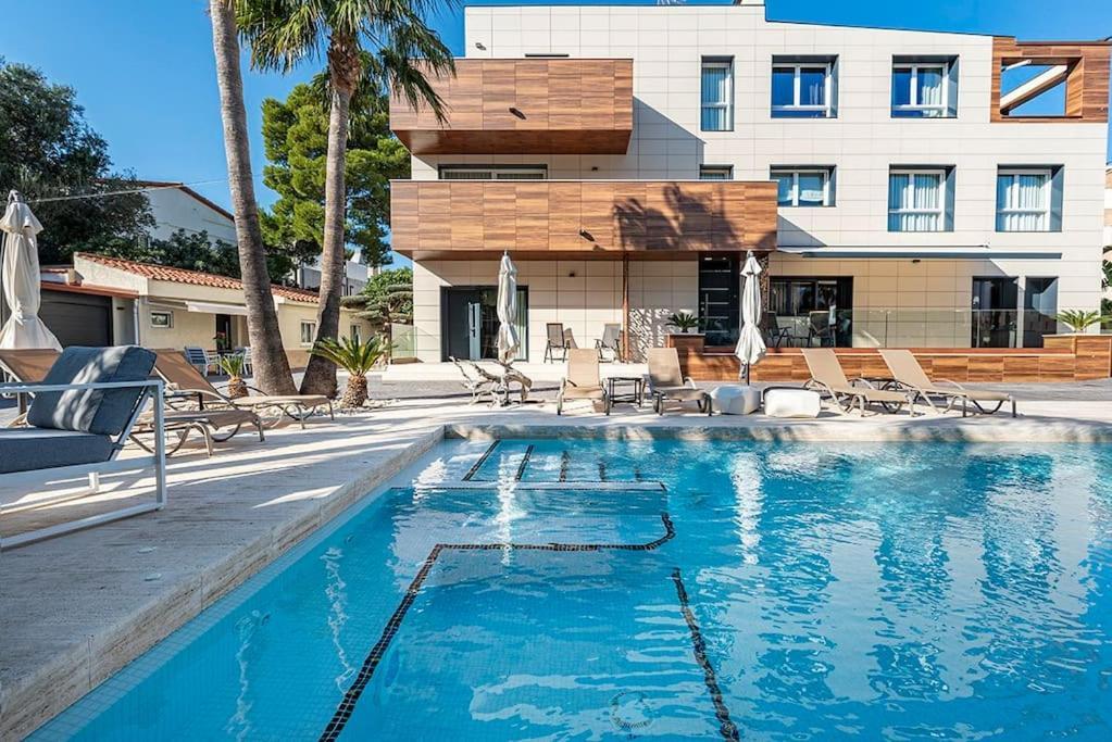 Appartement 5 Stelle Piscina, Jacuzzi, Wifi - 2 Min Dal Mare à Miami Playa Extérieur photo